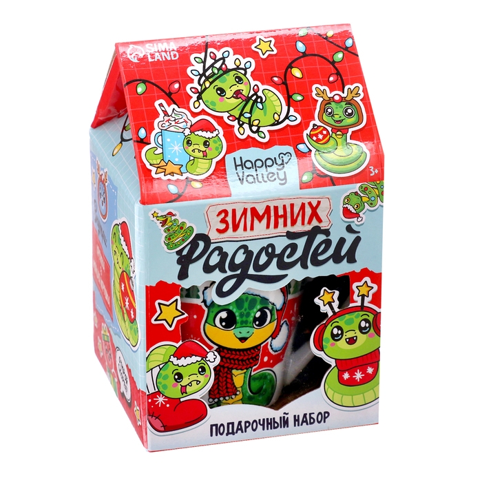 Подарочный набор &laquo;Зимних радостей&raquo;, игрушка, кружка 150 мл