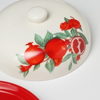 Блинница Доляна &laquo;Гранат&raquo;, d=23 см, цвет белый