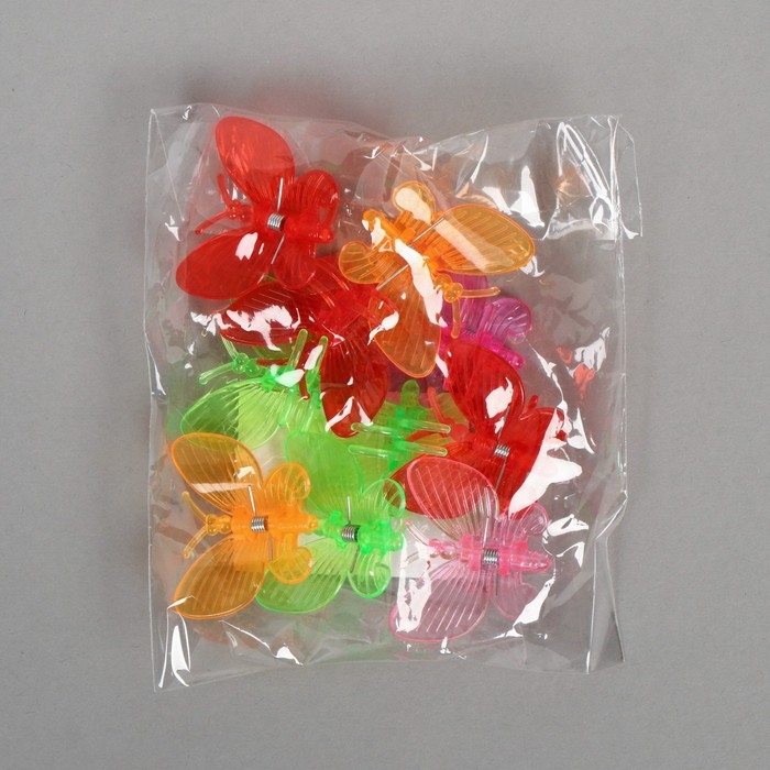 Клипса для растений &laquo;Бабочка&raquo;, набор 10 шт., МИКС