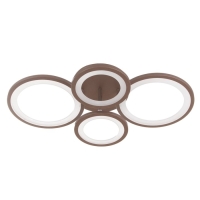 Люстра "Кольца" LED 80Вт Коричневый 2700-6400к 60х45х14 Люстра "Кольца" LED 80Вт Коричневый 2700-6400к 60х45х14