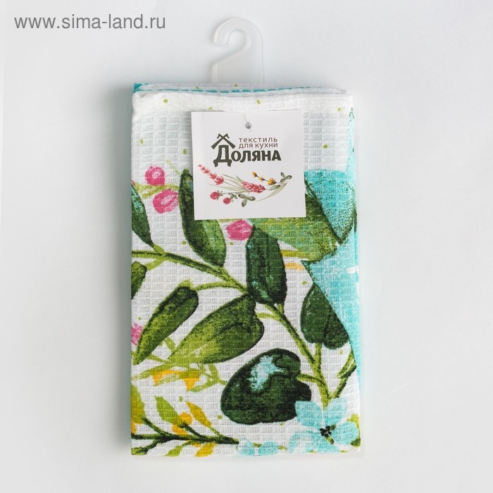 Полотенце пасхальное Доляна &laquo;Счастливая пасха&raquo; 35х60 см, 100% хл, 160г/м2