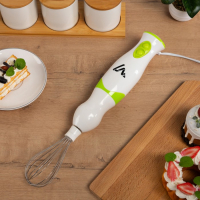 Блендер Luazon LBR-26, погружной, 300 Вт, 0.6 л, 2 скорости, бело-зеленый Блендер Luazon LBR-26, погружной, 300 Вт, 0.6 л, 2 скорости, бело-зеленый