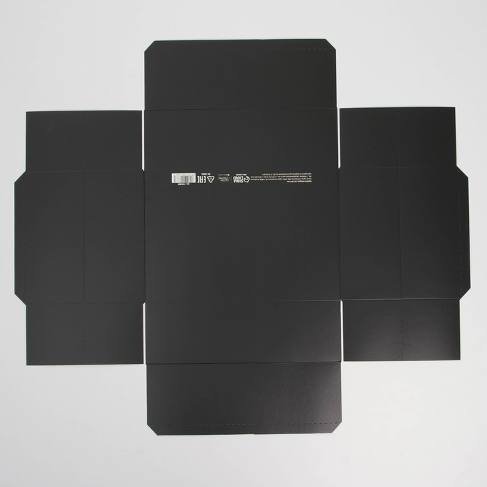 Коробка подарочная складная, упаковка, &laquo;Черная&raquo;, 30 х 20 х 9 см