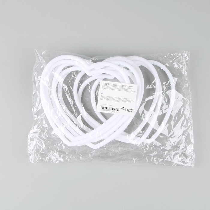 Основа для изготовления ловца снов &laquo;Сердце&raquo;, набор 10 шт., размер 1 шт. &mdash; 14,5 &times; 14,5 &times; 0,53 см