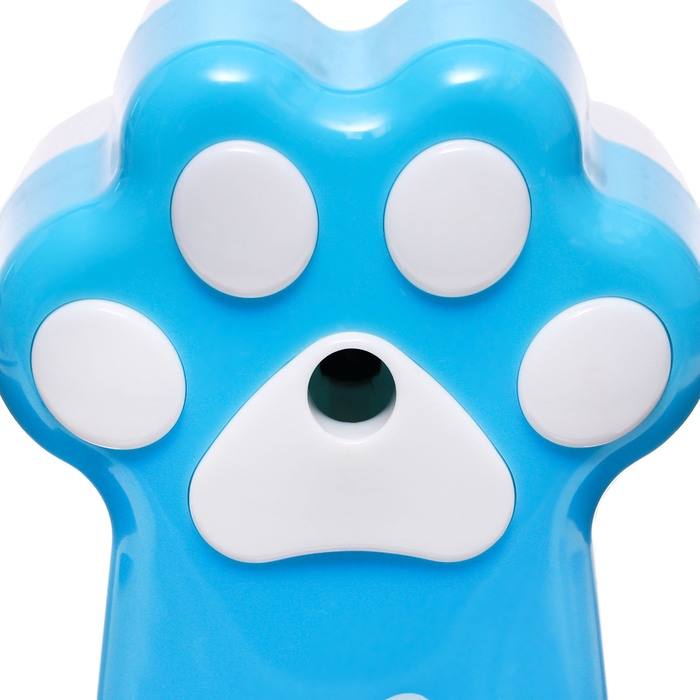 Точилка механическая с контейнером, Лапка синяя Точилка механическая с контейнером, Лапка синяя