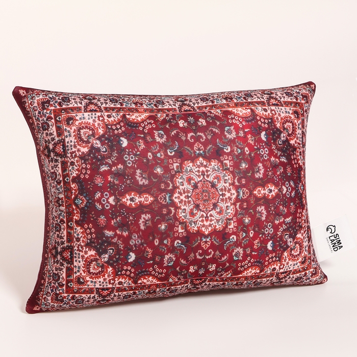 Подушка - антистресс &laquo;Ковёр&raquo;, бордовая