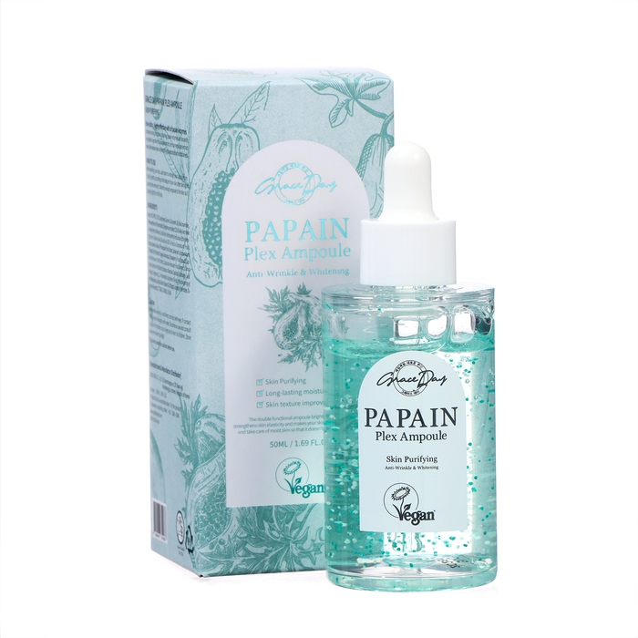 Сыворотка для лица Grace Day, очищающая, с ферментом папайи, 50 мл Сыворотка для лица Grace Day, очищающая, с ферментом папайи, 50 мл