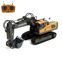 Экскаватор радиоуправляемый &laquo;Стройка&raquo;, металлический ковш, работает от аккумулятора