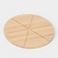 Доска для пиццы Adelica &laquo;Итальяно&raquo;, 6 кусков, d=32 см, толщина 1,8 см, берёза