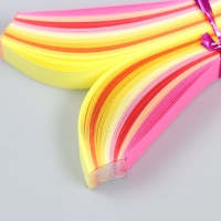 Полоски для квиллинга "Цветные" набор 100 полосок ширина 1 см длина 25 см