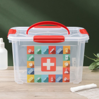 Короб для хранения econova «Аптечка», 5,5 л, рисунок МИКС Короб для хранения econova «Аптечка», 5,5 л, рисунок МИКС