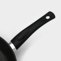 Сковорода Доляна &laquo;Элит&raquo;, d=28 см, пластиковая ручка, антипригарное покрытие