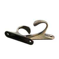 Крючок для штор KS101 CAPPIO, однорожковый, цвет бронза, 2 шт