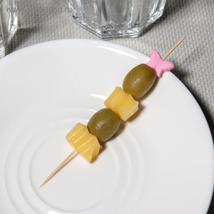 Шпажки Доляна &laquo;Бабочка многодневка&raquo;, 12 см, набор 25 шт