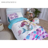 Постельное бельё «Этель» 1.5 сп Really mermaid 143*215 см, 150*214 см, 50*70 см -1 шт,100% хл, бязь Постельное бельё «Этель» 1.5 сп Really mermaid 143*215 см, 150*214 см, 50*70 см -1 шт,100% хл, бязь