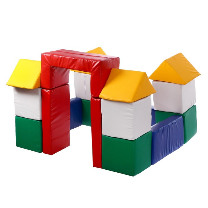 Мягкий игровой конструктор &laquo;Замок&raquo;, куб 30х30 см