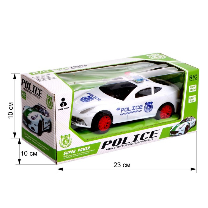 Машина радиоуправляемая «Гоночный патруль», работает от батареек, световые эффекты, МИКС Машина радиоуправляемая «Гоночный патруль», работает от батареек, световые эффекты, МИКС