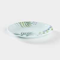 Тарелка фарфоровая «Альпина», d=19 см, цвет белый Тарелка фарфоровая «Альпина», d=19 см, цвет белый