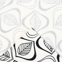 Комплект штор для кухни Этель Leaves 149х180 см - 2 шт, подхваты - 2 шт, 100% хл