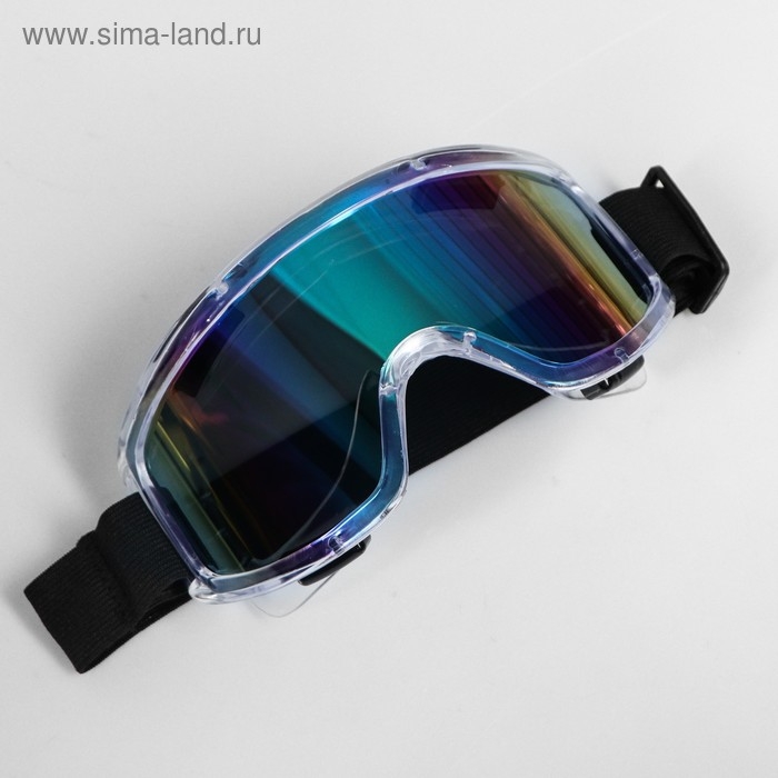 Очки-маска для езды на мототехнике, стекло хамелеон, прозрачные Очки-маска для езды на мототехнике, стекло хамелеон, прозрачные