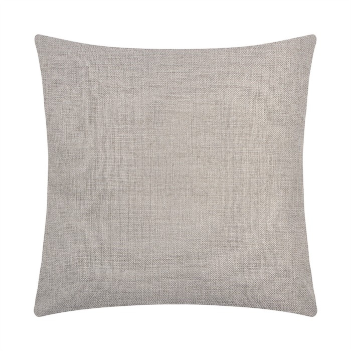 Наволочка декоративная Наволочка декоративная "Этель" рогожка 45*45 см серый, 100% п/э