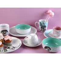 Глубокая тарелка керамическая &laquo;Ёжик&raquo;, 14.5 см, 550 мл