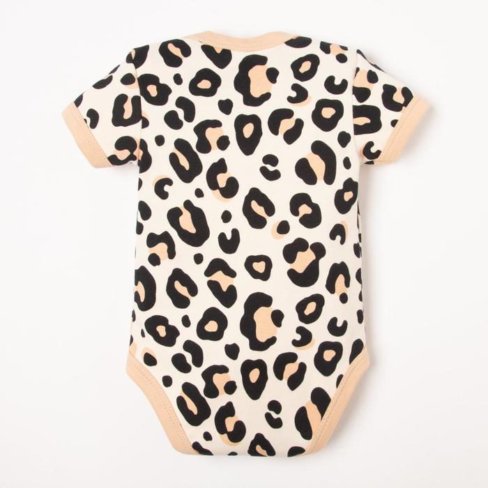 Боди Крошка Я &laquo;Леопард&raquo;, рост 86-92 см