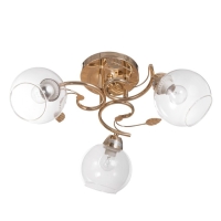 Люстра "Алеста" 3х60Вт Е27 Золото 52х52х23см Люстра "Алеста" 3х60Вт Е27 Золото 52х52х23см