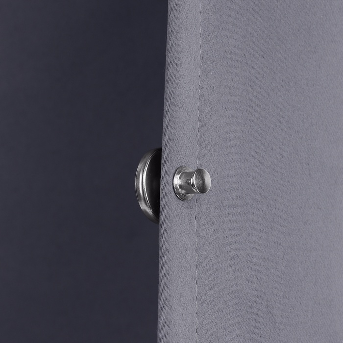 Подхват для штор &laquo;Магнитная кнопка&raquo;, на прокол, d=2 см, 2 шт