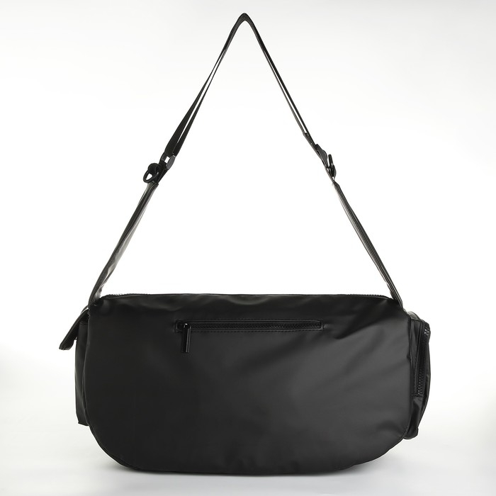 Сумка спортивная с боковыми карманами, черный цвет Сумка спортивная с боковыми карманами, черный цвет