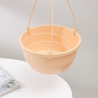 Кашпо для цветов подвесное с прикорневым поливом &laquo;Мальва&raquo; 4,7 л, цвет кремовый