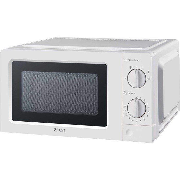 Микроволновая печь ECON ECO-2030M, 700 Вт, 20 л, 1 режим, цвет белый Микроволновая печь ECON ECO-2030M, 700 Вт, 20 л, 1 режим, цвет белый
