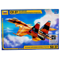 Сборная модель-самолёт «Российский сверх манёвренный истребитель Су-37», Звезда, 1:72, (7241) Сборная модель-самолёт «Российский сверх манёвренный истребитель Су-37», Звезда, 1:72, (7241)