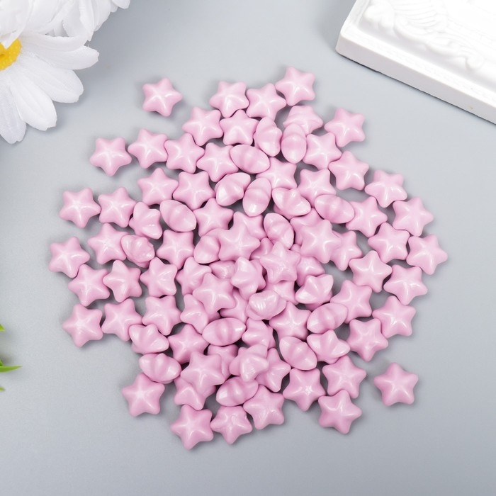 Сургуч в гранулах в пакете Сургуч в гранулах в пакете "Звёздочки" нежно-розовый матовый 55 гр 12х8 см