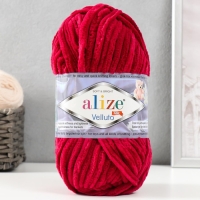 Пряжа "Velluto" 100% микрополиэстер 68м/100гр (107 вишня) Пряжа "Velluto" 100% микрополиэстер 68м/100гр (107 вишня)