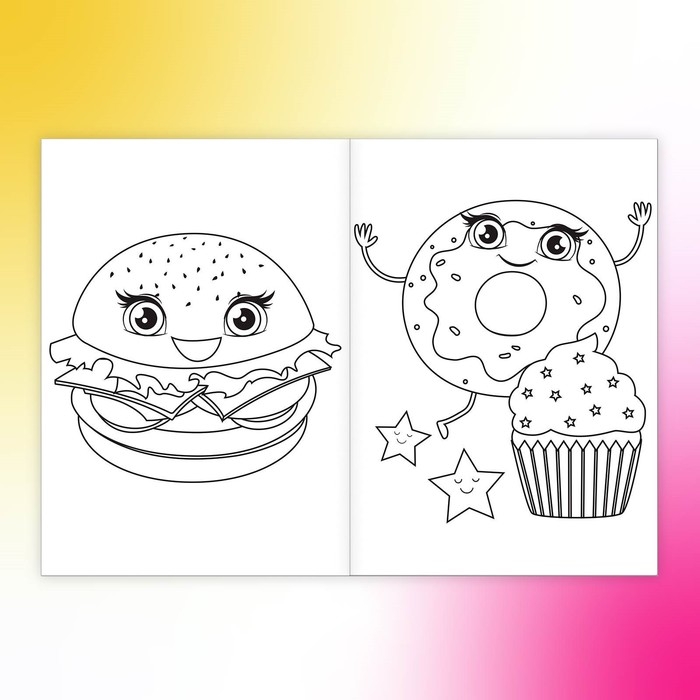 Раскраски детские набор &laquo;Для девочек&raquo;, 8 шт. по 12 стр.