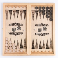 Нарды деревянные большие, настольная игра "Пантера", 50 х 50 см, с шашками Нарды деревянные большие, настольная игра "Пантера", 50 х 50 см, с шашками