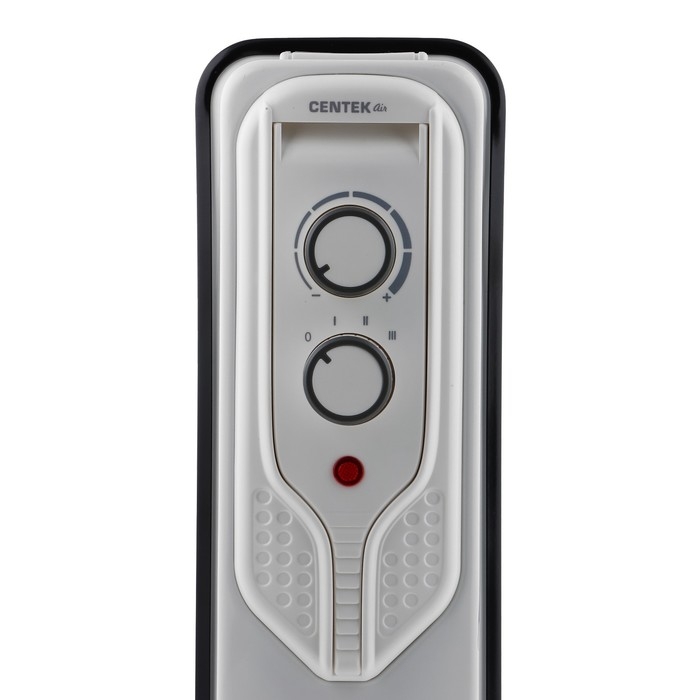 Обогреватель Centek CT-6205, масляный, напольный, 1500 Вт, 15 м&sup2;, 7 секций, белый