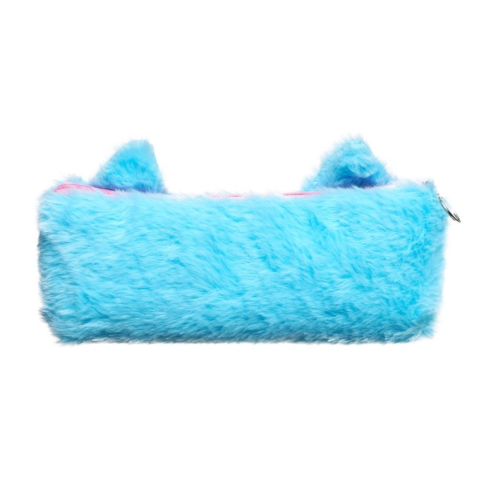 Пенал школьный на молнии Пенал школьный на молнии "Котик" Calligrata, голубой