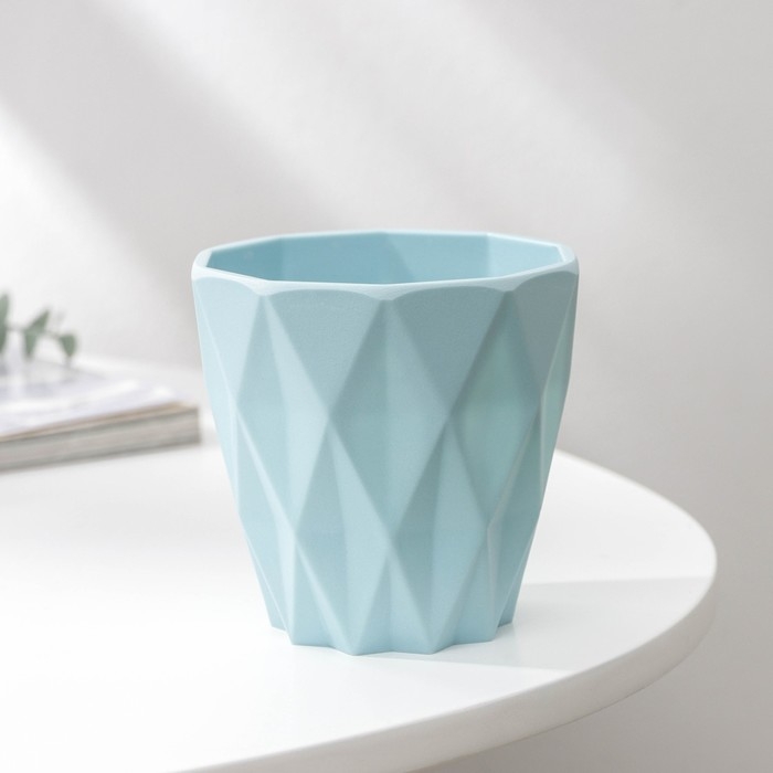 Кашпо для цветов &laquo;Лофт&raquo;, пластик, 400 мл, цвет МИКС