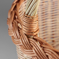 Корзина &laquo;Хозяйственная&raquo;, дно= 33х24 см, верх =40х31 см, высота=19 см, с ручкой 38 см