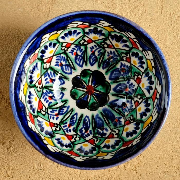 Набор пиал Риштанская Керамика 9,5см, 6 шт в подарочной упаковке