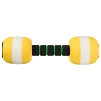 Гантель для аквааэробики, 26х8х8 см, цвет жёлтый Гантель для аквааэробики, 26х8х8 см, цвет жёлтый