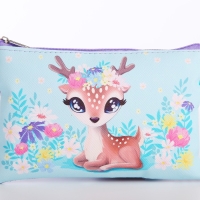 Сумка детская для девочки "Добрый олененок", эко-кожа, голубой, 16х11 см Сумка детская для девочки "Добрый олененок", эко-кожа, голубой, 16х11 см