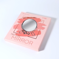 Зеркало настольное - подвесное «Круг», двустороннее, с увеличением, d зеркальной поверхности 14,5 см, цвет зелёный Зеркало настольное - подвесное «Круг», двустороннее, с увеличением, d зеркальной поверхности 14,5 см, цвет зелёный