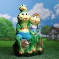 Садовая фигура "Семья лягушек" 40х31х59см большие Садовая фигура "Семья лягушек" 40х31х59см большие