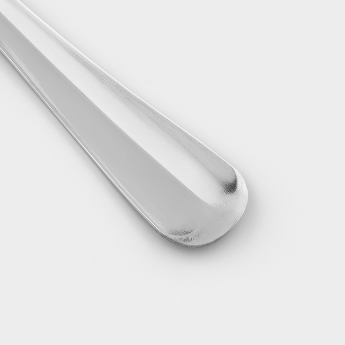Ложка столовая &laquo;Уют&raquo;, длина 19,5 см, толщина 1,8 мм, цвет серебряный