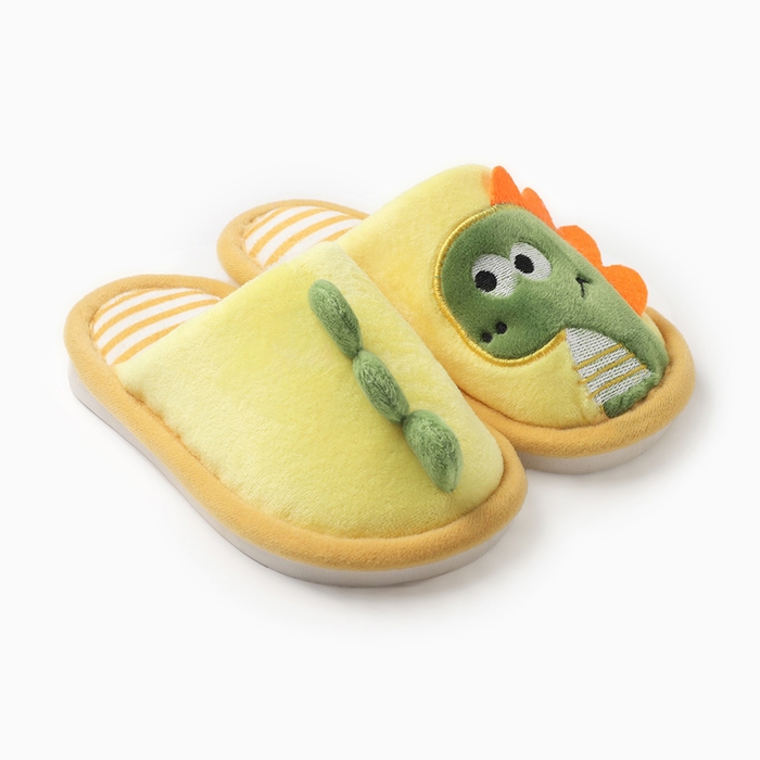 Тапочки детские, размер 32-33, цвет желтый