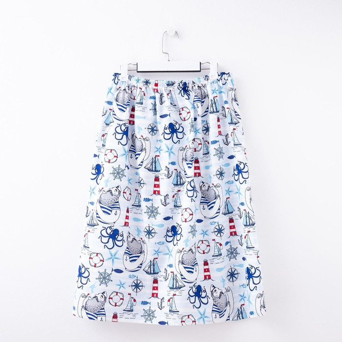 Набор для сауны Этель Набор для сауны Этель "Капитан" килт 75*144 см + шапка, вафля 200г/м2, 100% хл