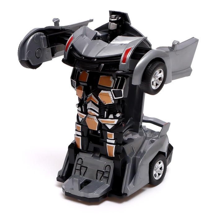 Робот инерционный &laquo;Спорткар&raquo;, трансформируется при столкновении, цвета МИКС